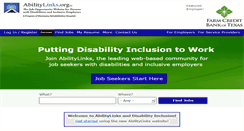 Desktop Screenshot of abilitylinks.org